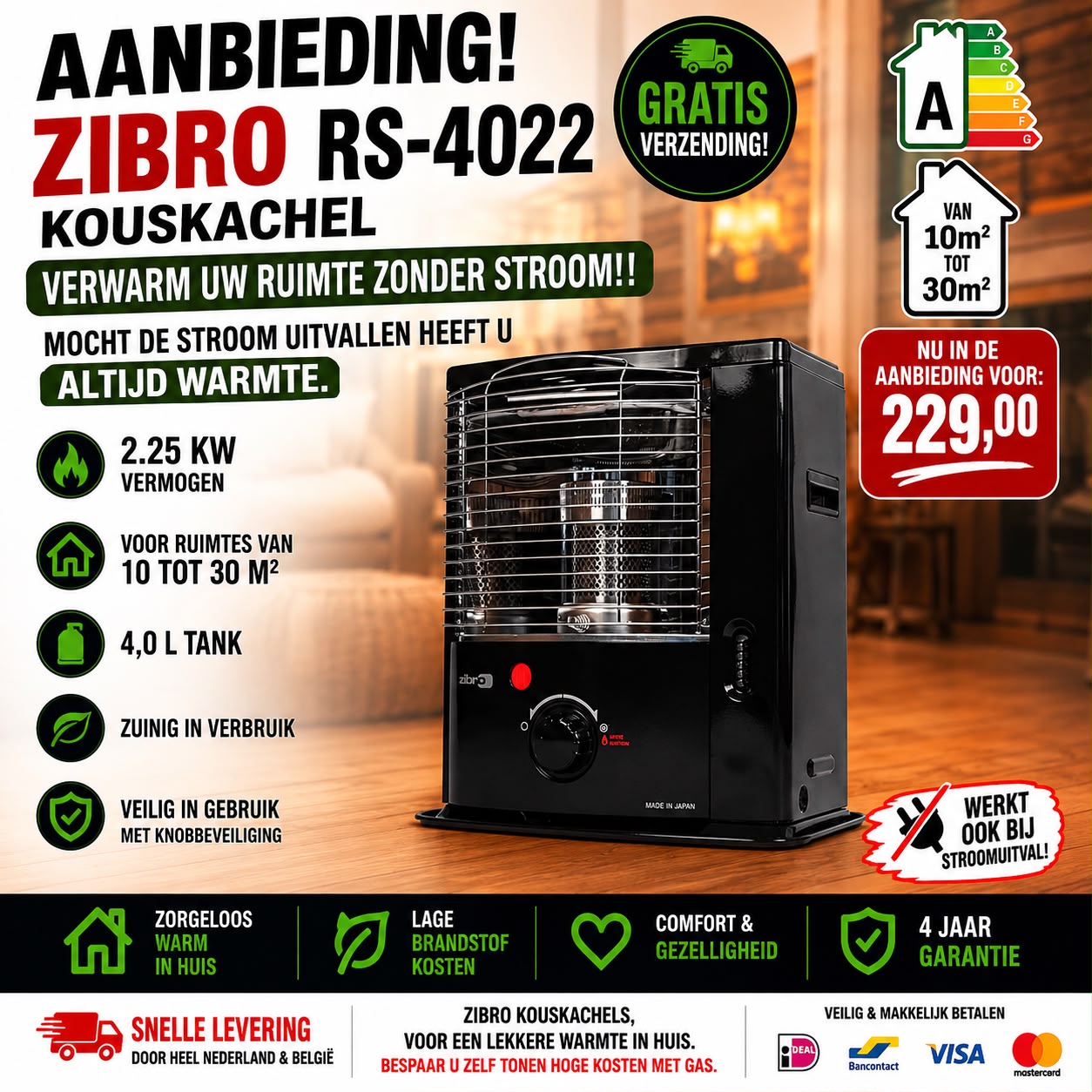 Zibro RS-4022 aanbieding